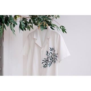 Đầm vẽ tay cây oliu dáng suông - by Savanna