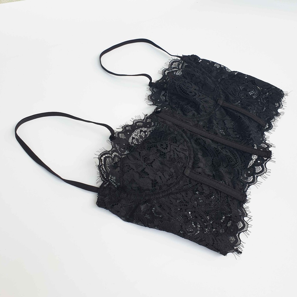 [Tặng mã 30k] Áo lót croptop BraletteFactory, áo lót ren mỏng sexy có gọng, mút lót, bralette hàng thiết kế  [ mẫu N02] | BigBuy360 - bigbuy360.vn