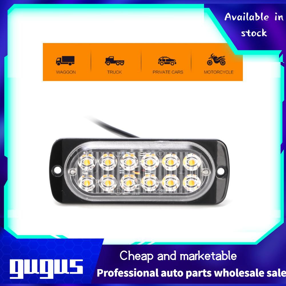 Đèn Led Tín Hiệu 12 Bóng 12-24v Cho Xe Hơi / Xe Tải
