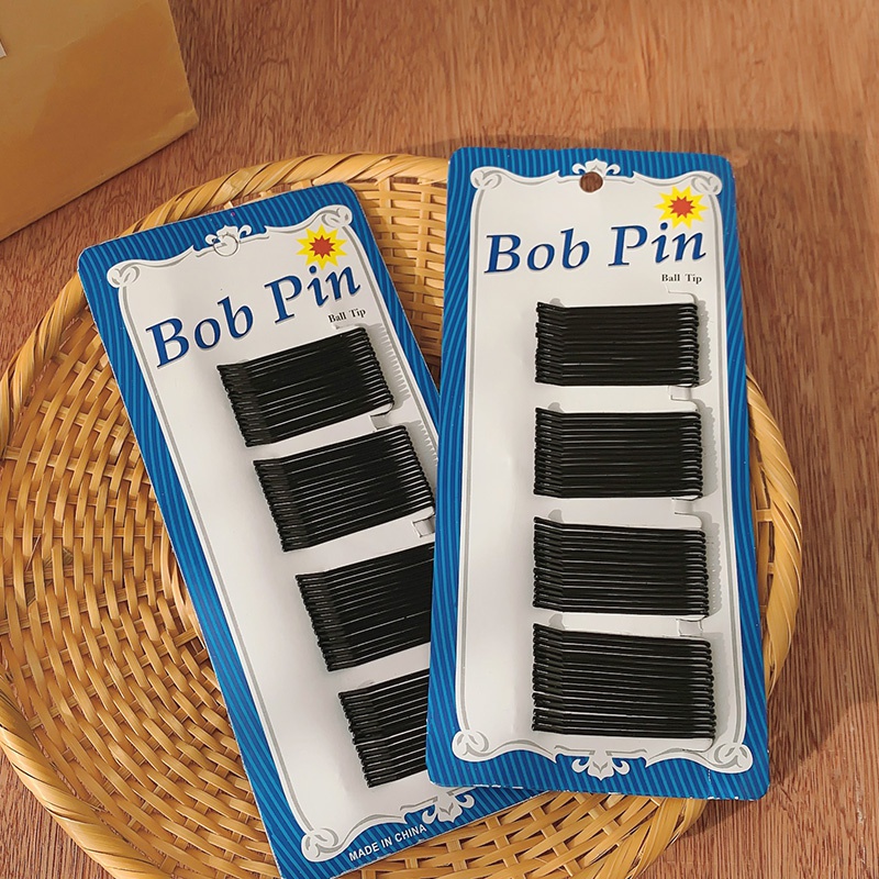 Set 60 Hoặc 36 Cây Kẹp Tăm Đen Bob Pin Cao Cấp