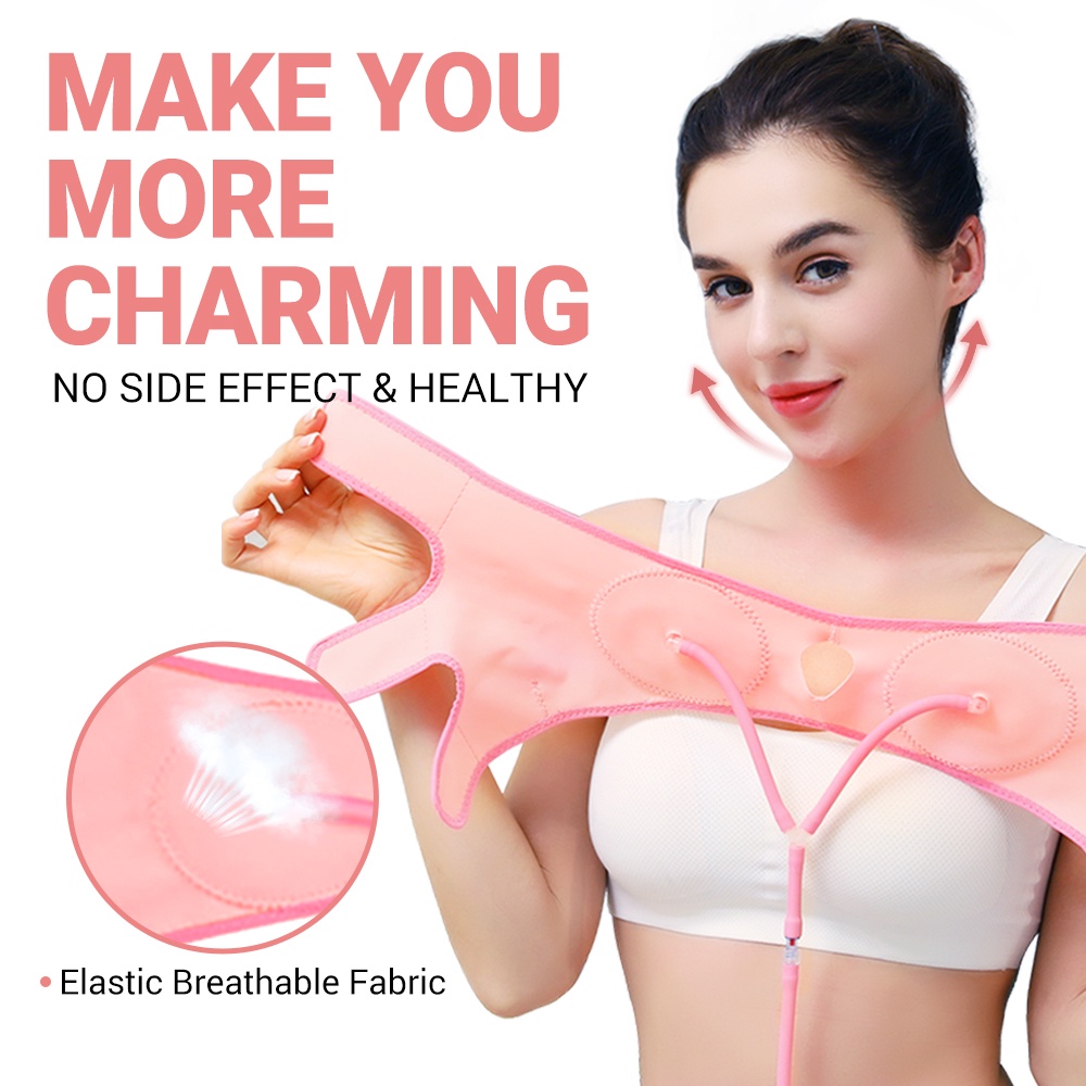 Junlaikang Đai Bơm Hơi Làm Thon Gọn Mặt Tạo Cằm Đôi