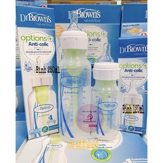 Bình sữa nhựa cổ hẹp options plus dr. brown’s - baabeeland