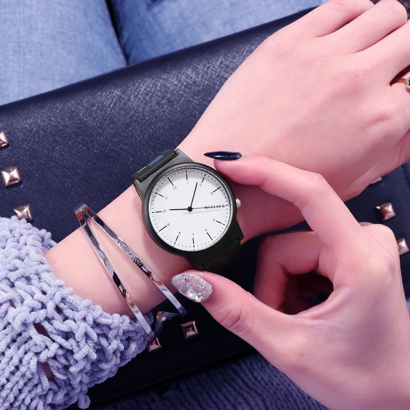 Đồng hồ thời trang nam nữ Mstianq MS0203 dây cao sư cực đẹp | BigBuy360 - bigbuy360.vn