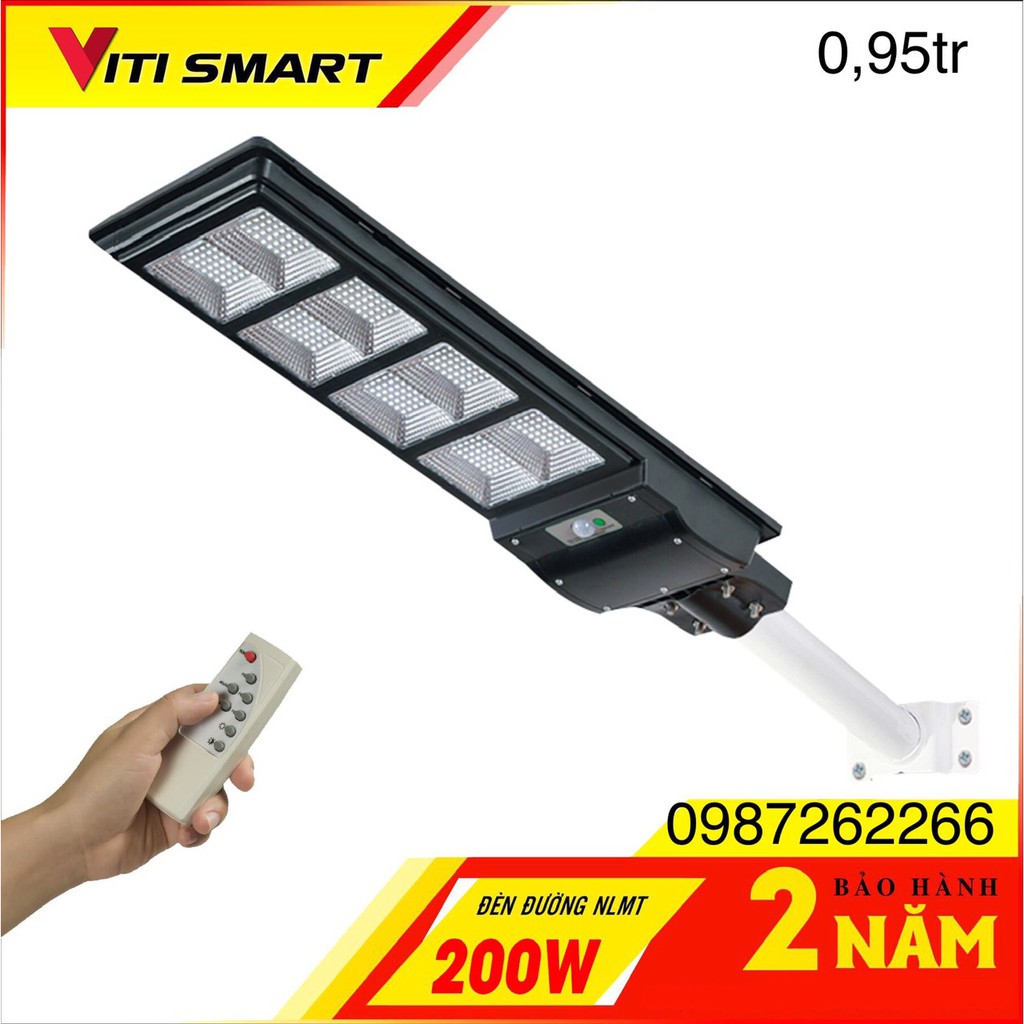 Đèn năng lượng mặt trời liền thể VITI SMART công suất - 200W