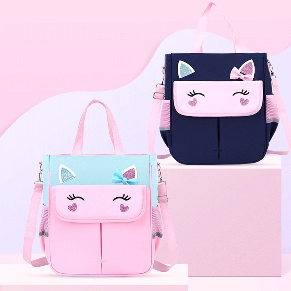 Túi gia sư trẻ em không thấm nước dung tích lớn túi du lịch cầm tay túi xiên cầm tay học sinh tiểu học túi gia sư