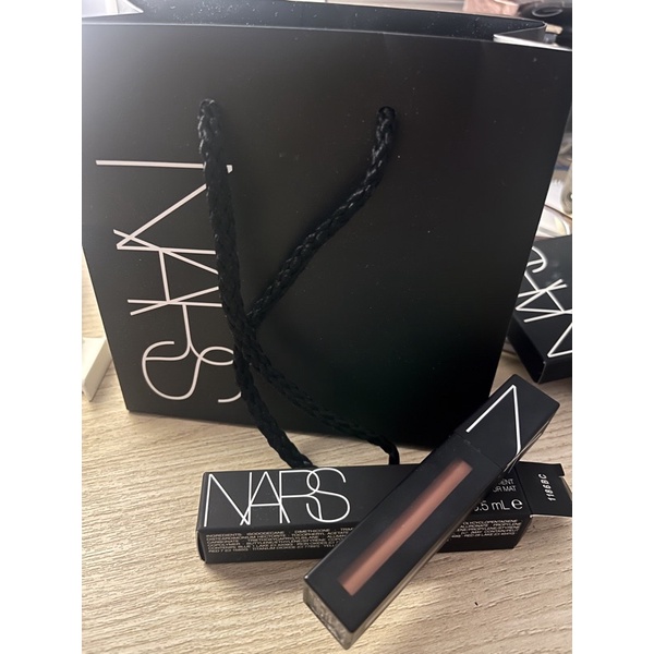 Son kem lì Nars PowerMatte Lip Pigment màu Slow Ride Cam Đất FULL-SIZE FULLBOX