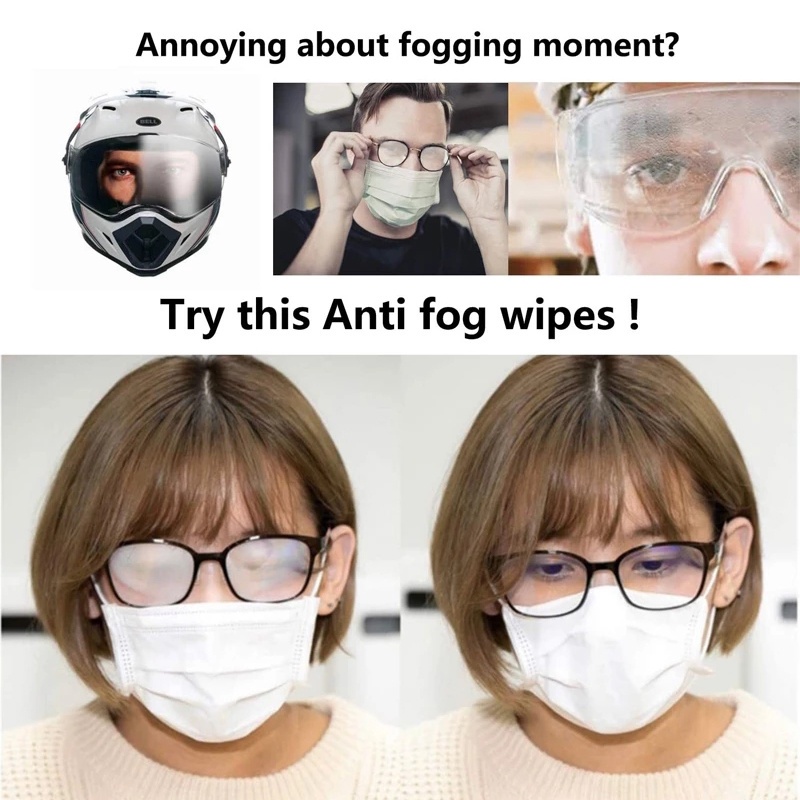 1 Khăn Lau Mắt Kính Bằng Da Lộn Chống Sương Mù Tái Sử Dụng