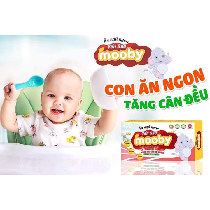 Yến Sào ăn ngủ ngon MOOBY, siro giúp trẻ em ăn ngủ ngon, hỗ trợ tiêu hóa, bồi bổ sức khỏe, nâng cao sức đề khánG
