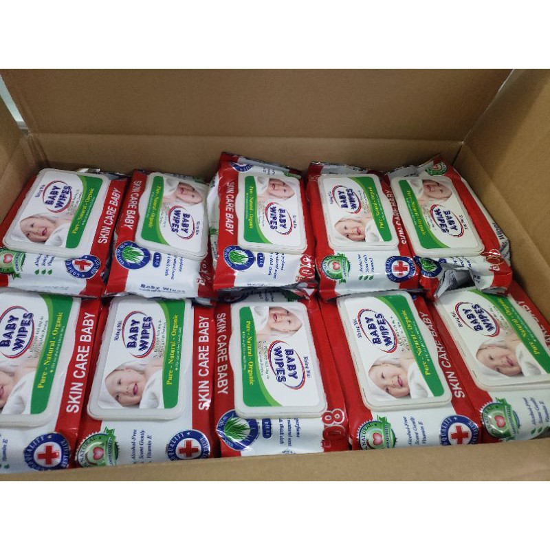 Giấy Ướt Baby 80 gr Wipes Không Mùi