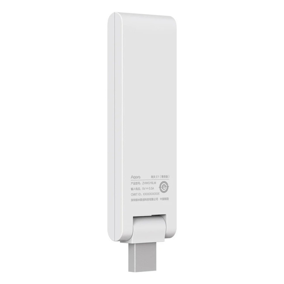 Aqara E1 bản Quốc Tế - Kích sóng Zigbee dạng USB nhỏ gọn, Aqara hub Zigbee 3.0, gập gọn 105 độ, hỗ trợ Apple Homekit