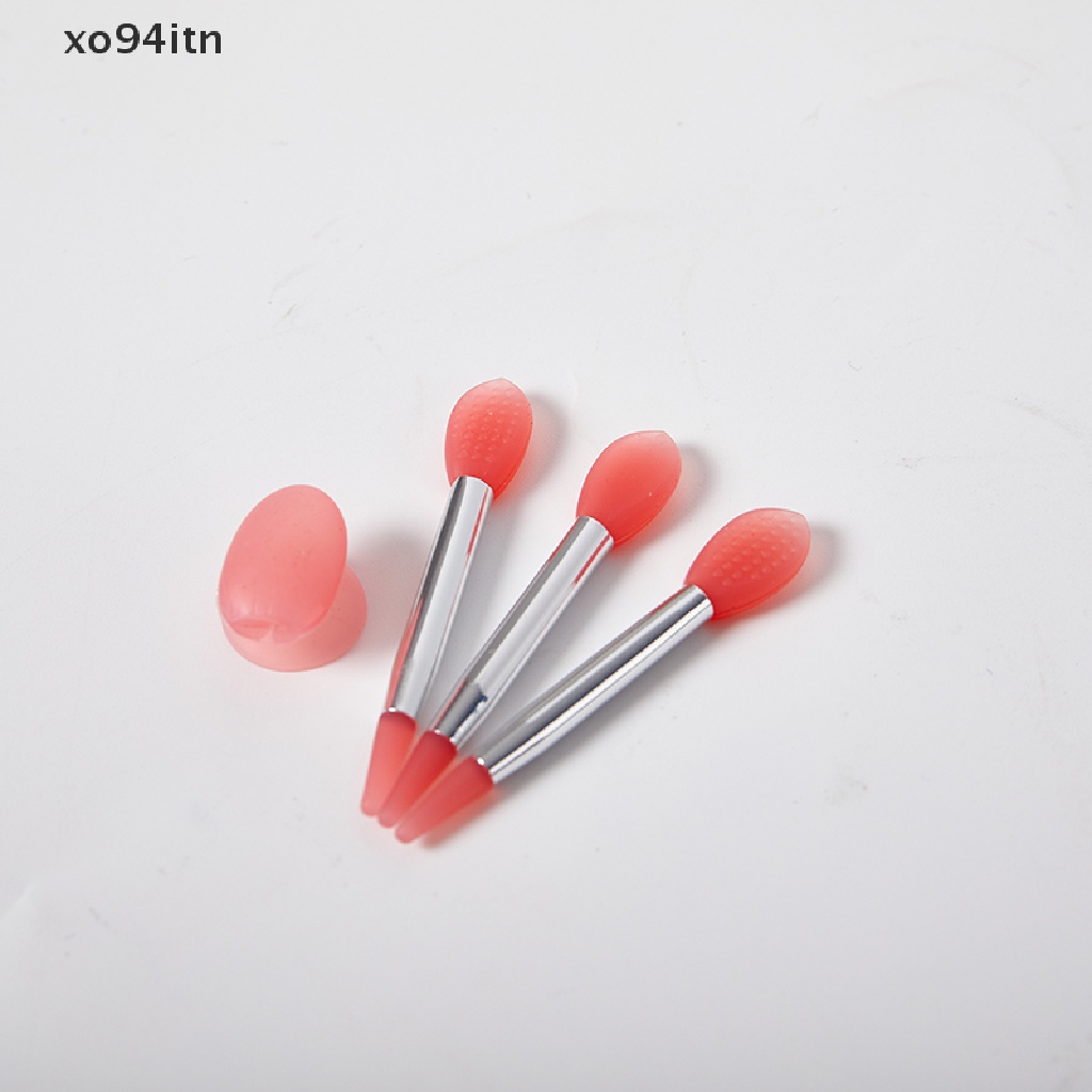 Set 3 Cọ Đắp Mặt Nạ Môi Bằng Silicone Tiện Lợi