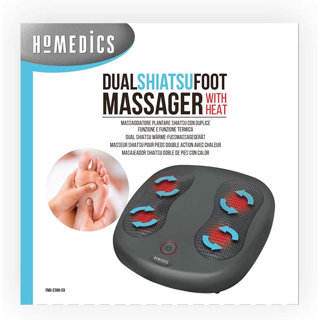 Máy massage chân Shiatsu HoMedics FMS-230H-EU ( kèm nhiệt hồng ngoại ) [Chính hãng]