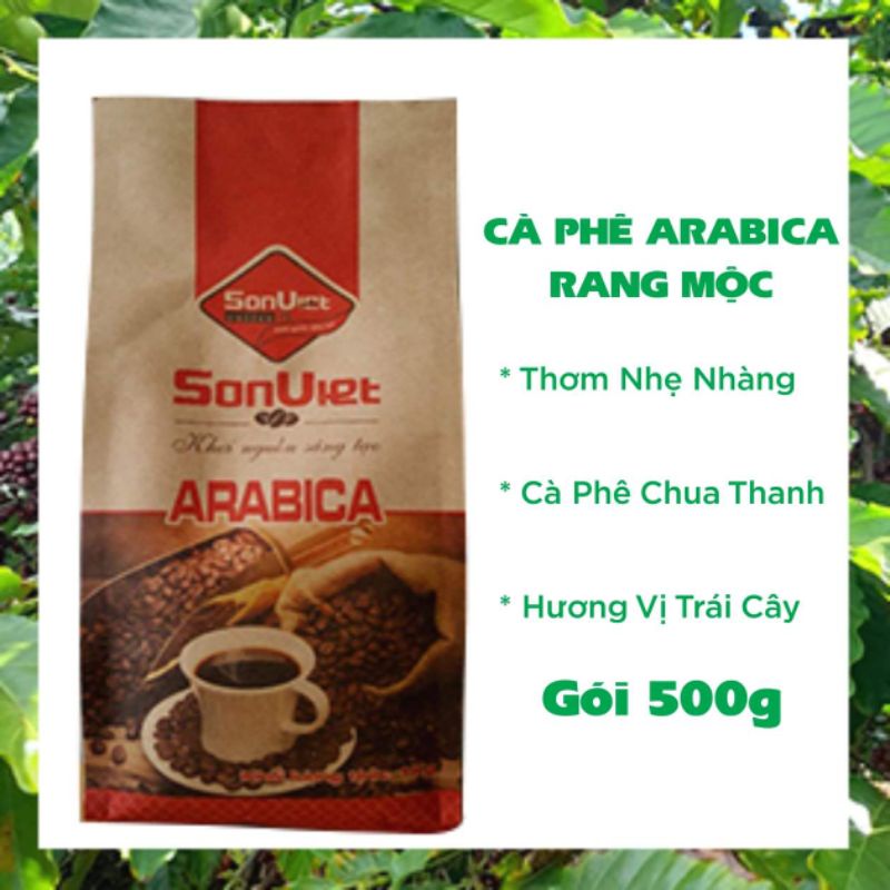 CÀ PHÊ ARABICA CẦU ĐẦT 100% CHÍN TỰ NHIÊN PHA PHIN- PHA MÁY. CÀ PHÊ SƠN VIỆT