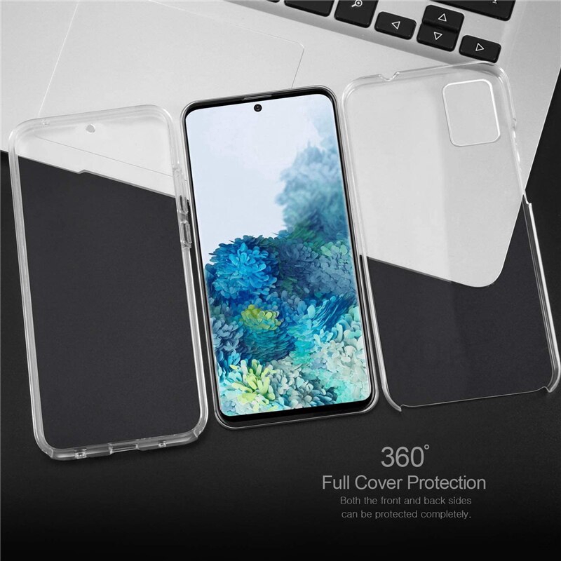 Ốp điện thoại dẻo bảo vệ 2 mặt cho Samsung Galaxy S20 Ultra A51 A71 S10e Note 10 Lite S10 Plus S10 Lite 2020
