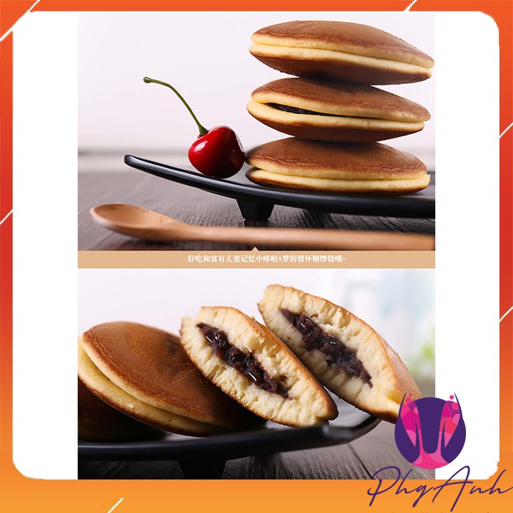 [Mã GROSALE2703 giảm 8% đơn 250K] Bánh rán Doraemon Marukyo Tsubuan Dorayaki Nhân đậu đỏ (5c 310gr)