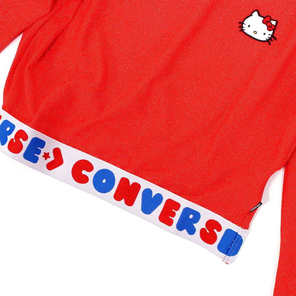 Áo Thun nữ Converse X Hello Kitty Short Sleeve Tape Tee 10017305_633