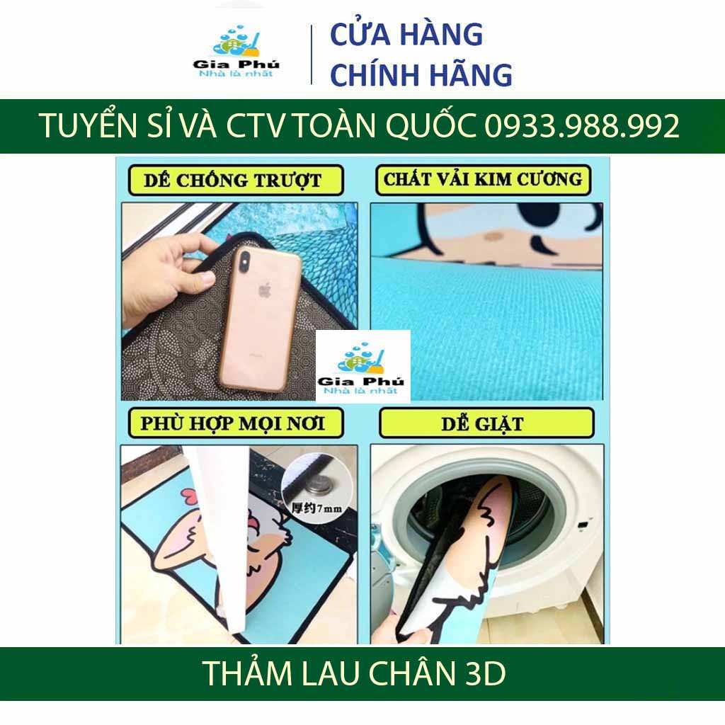 THẢM LAU CHÂN - THẢM CHÙI CHÂN 3D SIÊU THẤM/ thảm trải sàn chùi chân /đồ lau chân