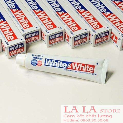 Kem đánh răng Nhật Bản White and White Lion