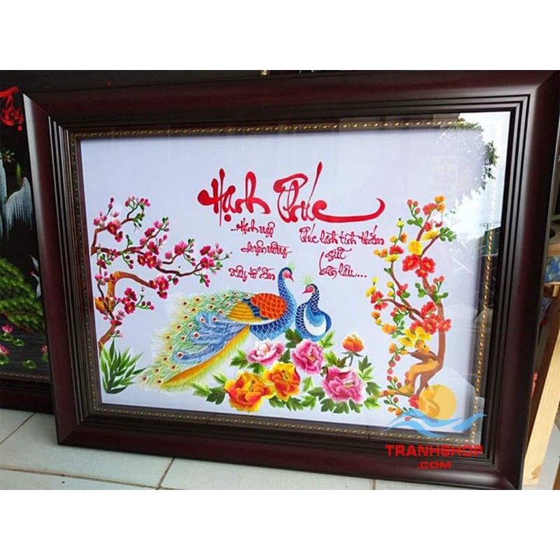Tranh thêu sẵn chưa khung 80*60