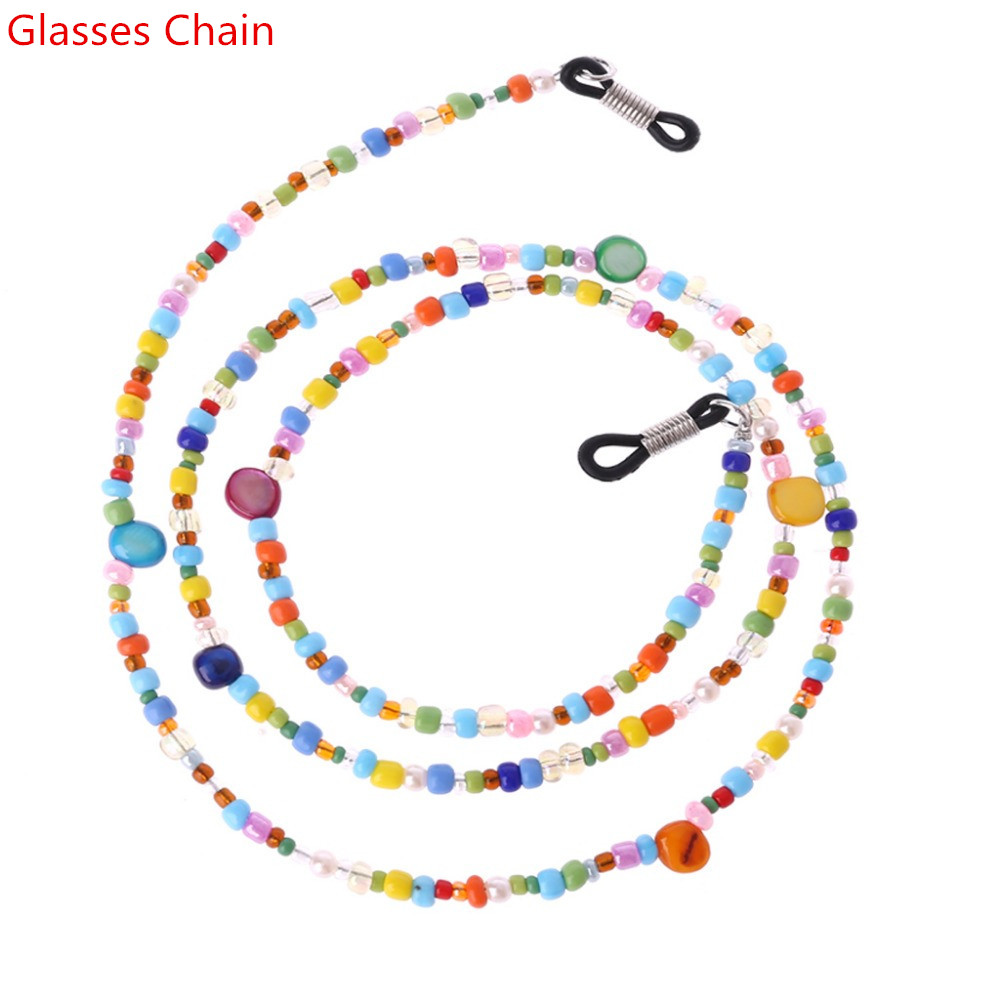 Dây Đeo Kính Chống Trượt Đính Hạt Thời Trang Cho Nữ