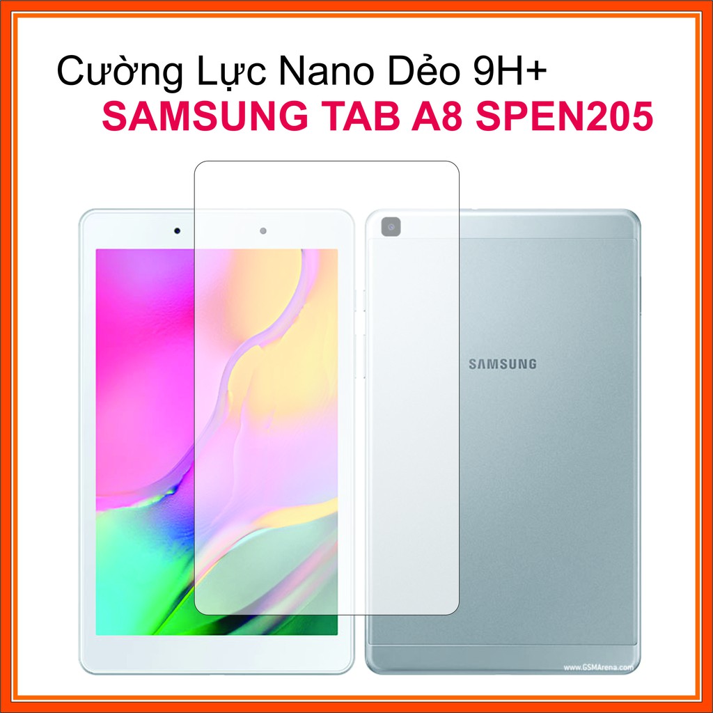 Cường lực Samsung Tab A8 Spen P205 Cường lực Nano Dẻo 9H+