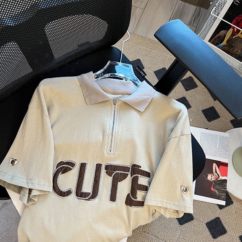 Áo polo Ngắn Tay Thiết Kế Mới Thời Trang Mùa Hè Dành Cho Nữ