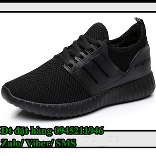 C95 Giày Thể Thao Nữ Buộc Dây Đế Đen