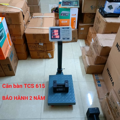 [ BẢO HÀNH 24 THÁNG ] Cân tính tiền điện tử cân bàn TCS - 615 ( 100KG &amp; 150KG ) dùng cho cân hàng hóa kho bãi