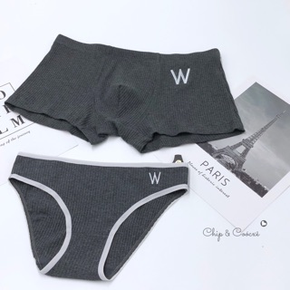 Quần lót đôi vải thun gân