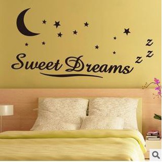 Sticker dán tường với dòng chữ Sweet Dream