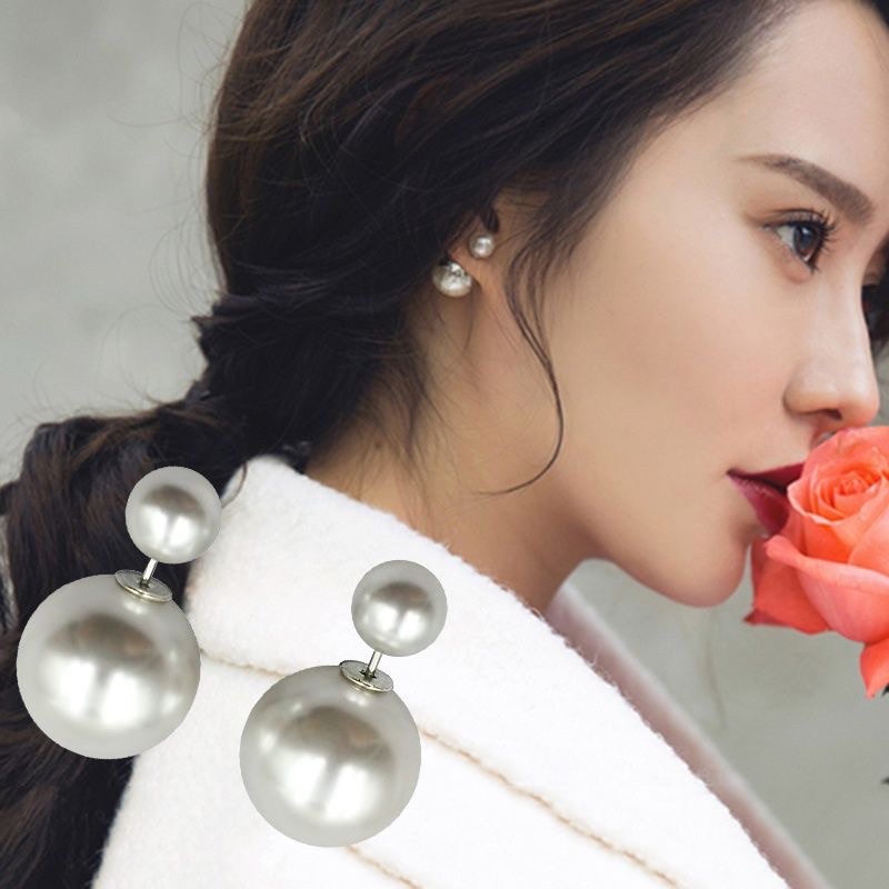 Bông tai hạt châu đeo được 2 phong cách,khuyên tai siêu hot mọi thời đại