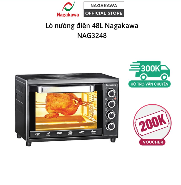 Lò nướng Nagakawa 48L NAG3248