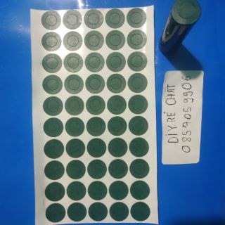 50 miếng dán đầu pin 18650