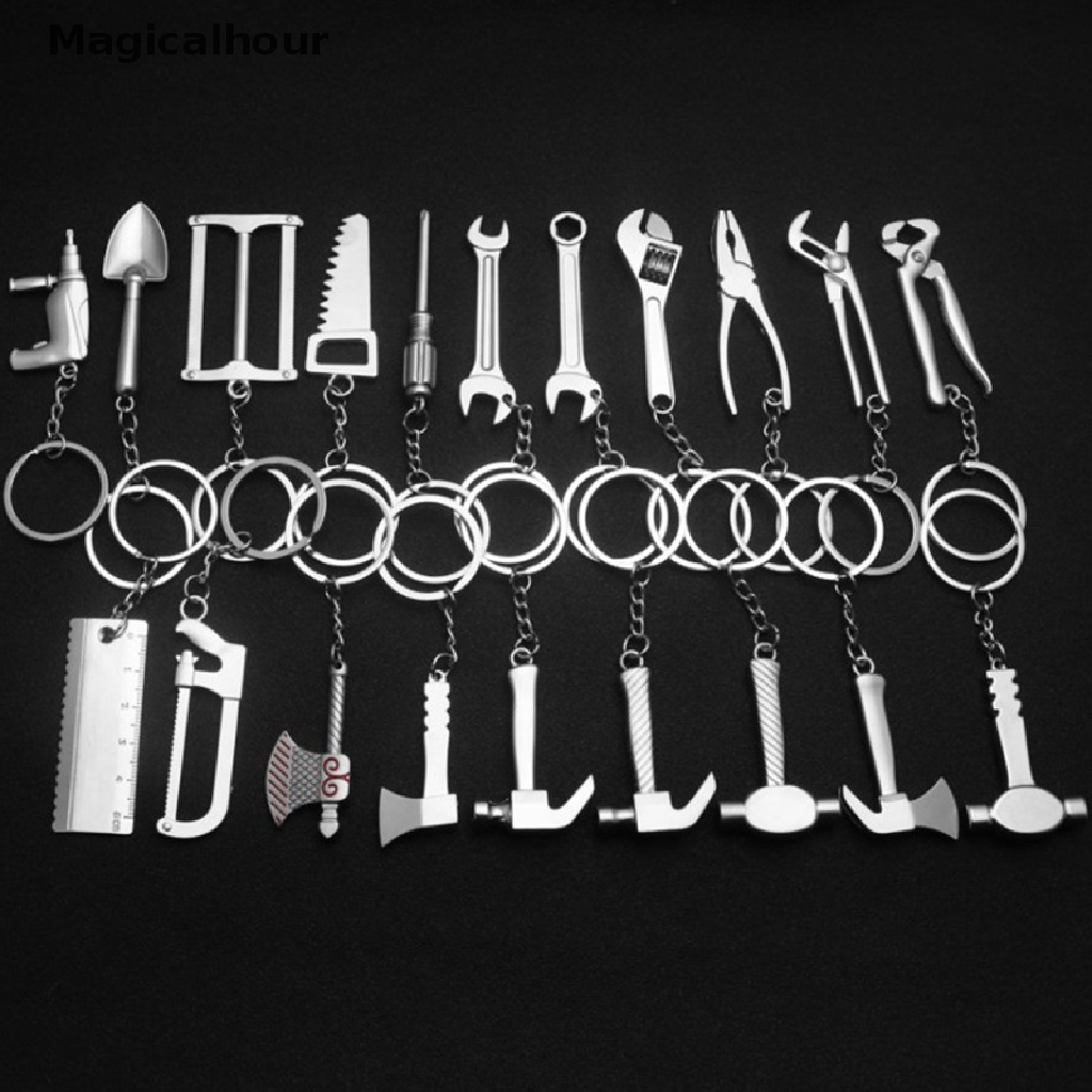 Móc khóa kiểu dụng cụ tiện ích mini nhỏ gọn gắn túi xách chìa khóa xe hơi dành cho nam