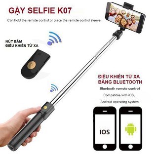 Gậy Tự Sướng Selfie 3 Chân Đứng Tripod K07 - - Cao Cấp Remote điều khiển từ xa - Giá rẻ nhất