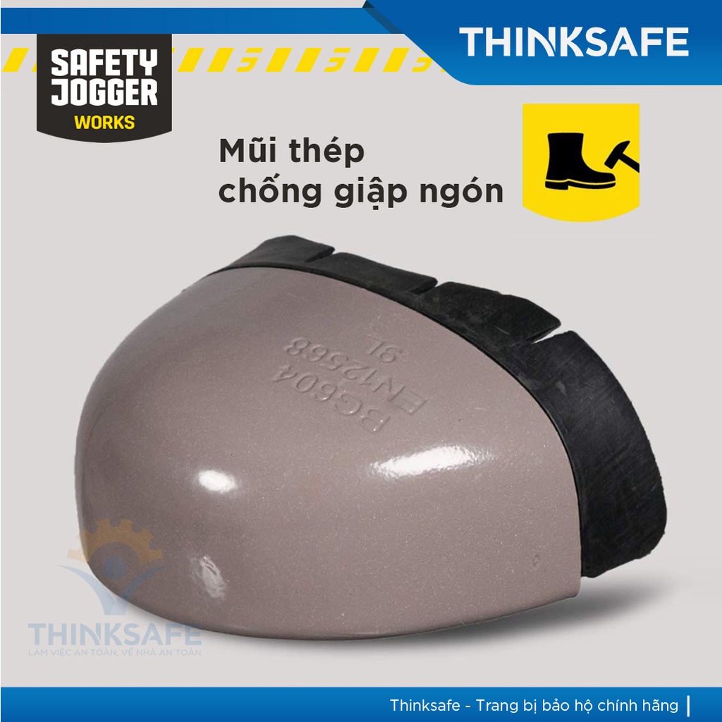Giày bảo hộ lao động nam Safety Jogger Bestboy231 S3 SRC da bò, chịu nhiệt, chống nước dùng cho nhà máy, công trình