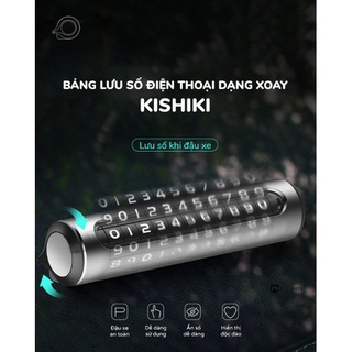 Bảng lưu số điện thoại trên xe hơi Kishiki