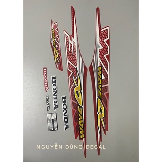 Bộ tem Wave anpha màu đỏ đời 2016_Decal