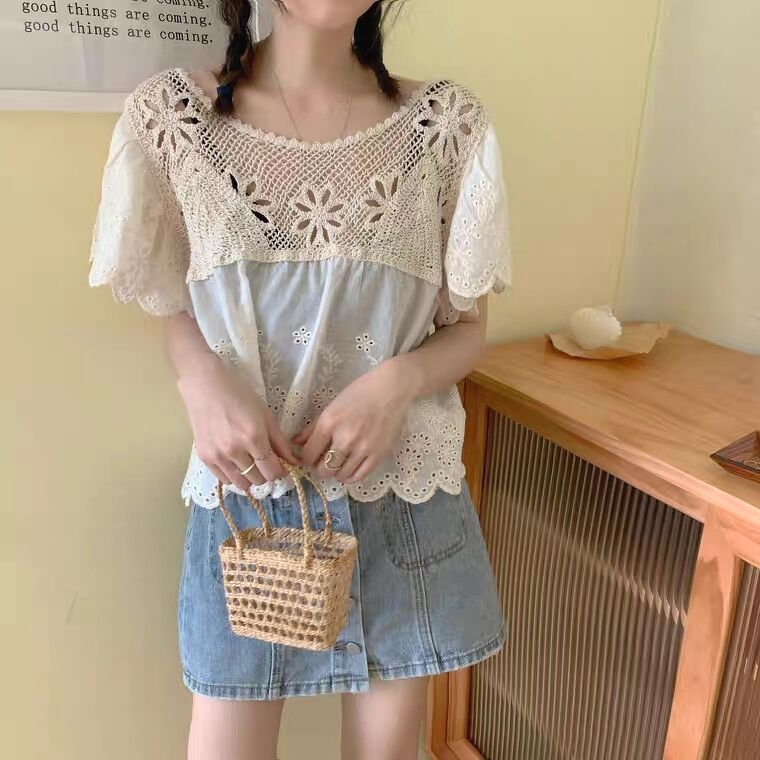 Áo ren hoa Quảng Châu pha thô