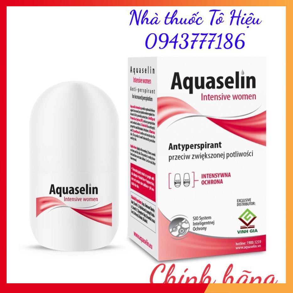 Lăn Khử Mùi Aquaselin Intensive Women dành cho nữ mồ hôi nách nhiều