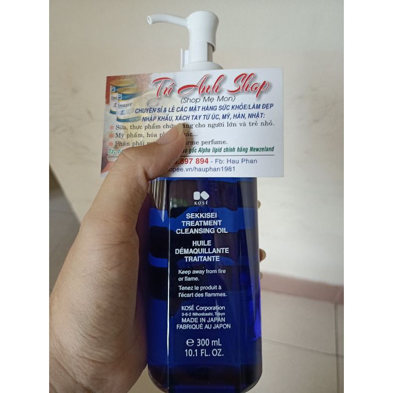 dầu tẩy trang Kose Sekkisei Treatment Cleasing Oil 300ml