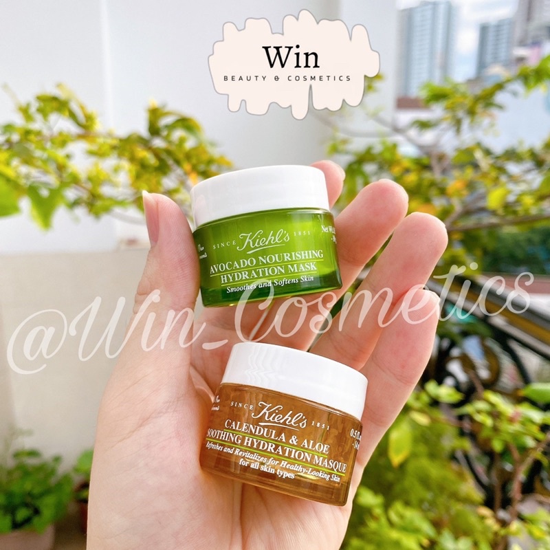 Mặt nạ Kiehl's - Minisize Mặt nạ Đất Sét -  Mặt Nạ Hoa Cúc - Mặt Nạ Bơ - Mặt Nạ Nghệ