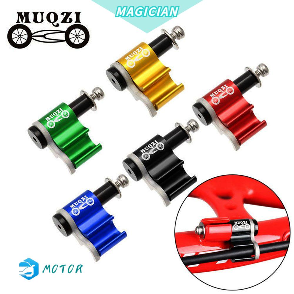 Bộ 1/5 Ống Cố Định Dây Phanh Xe Đạp 5 Màu Sắc Bằng Hợp Kim Nhôm Chất Lượng Cao