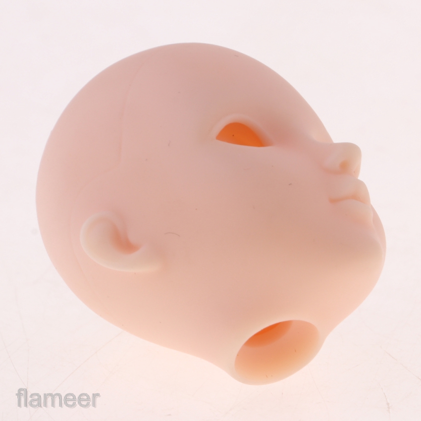 Không trang điểm Búp bê nữ Bộ phận cơ thể đầu đậm cho búp bê BJD 1 / 6