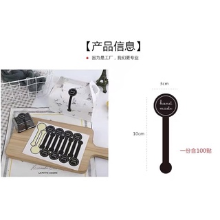 Sticker Handmade đen 10 miếng