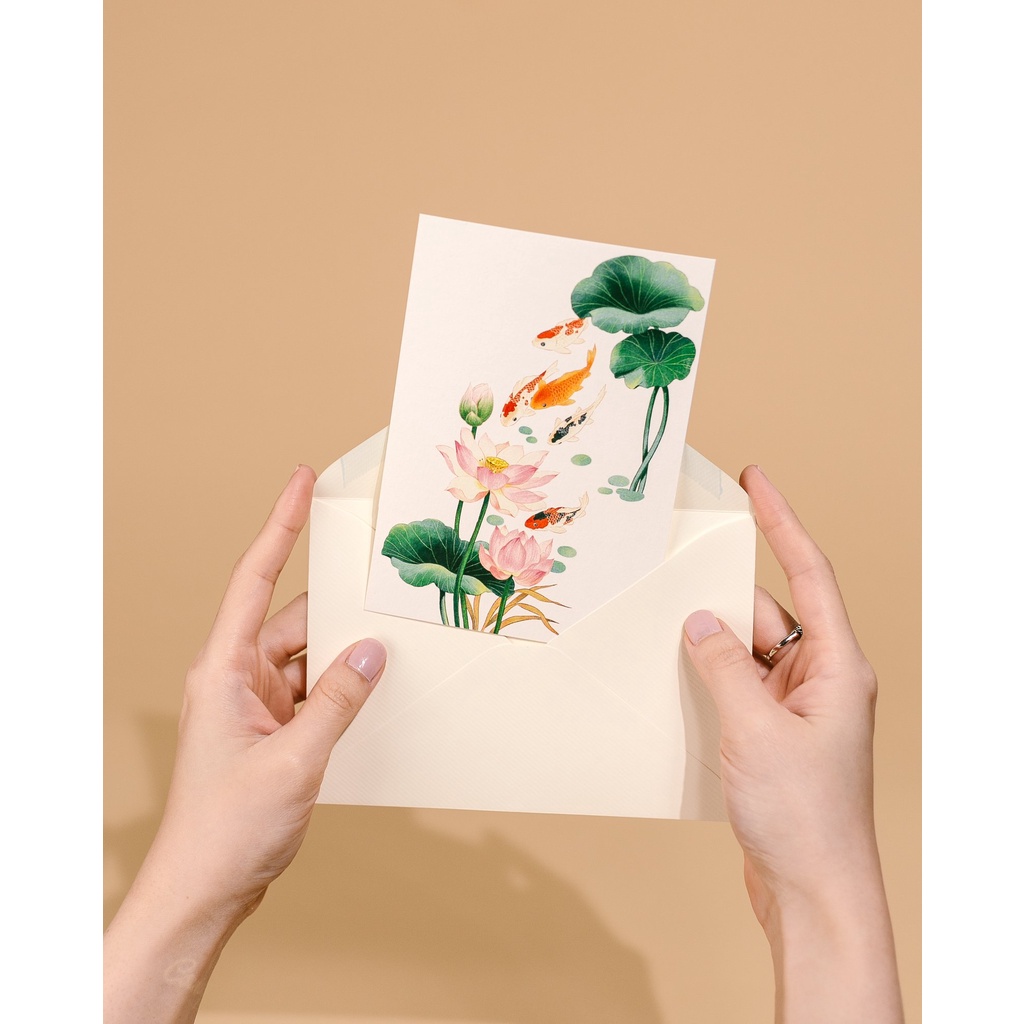 Postcard mẫu Sen - An Liên