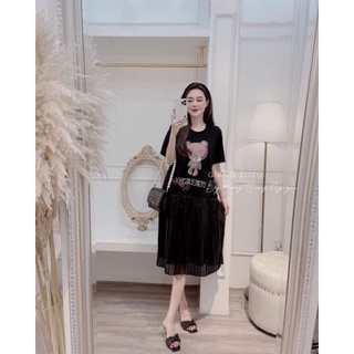VÁY XUÔNG ĐUÔI CÁ GẤU