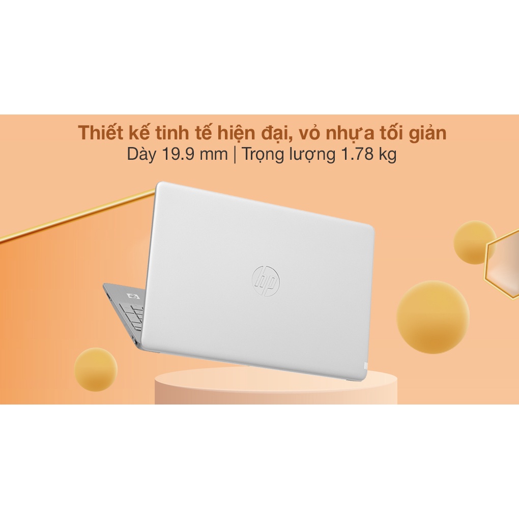 Laptop HP 15s-du1105TU, Core i3-10110U/4GB RAM/256GB SSD/Win 11 Home 64 (2Z6L3PA) - Hàng Chính Hãng