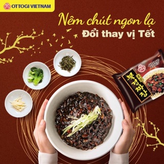 MÌ TƯƠNG ĐEN OTTOGI 135G, mì tương đen Bắc Kinh ottoki