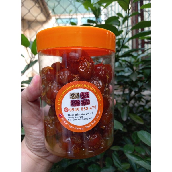 Ô MAI MƠ XÀO GỪNG DẺO 500gr ( hàng luôn mới, hsd 6 tháng)